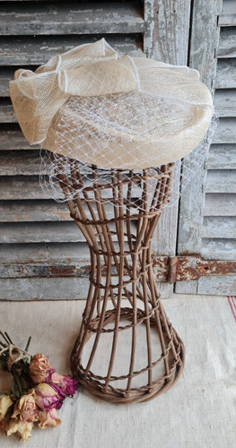 Ancien chapeau bibi vintage - chapeau,