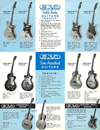 1964 eko guitar line - 1964,