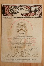 Étiquette Mouton Rothschild