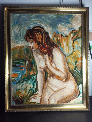 Tableau tapisserie canevas - tapisserie,