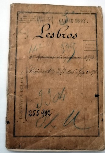 Livret militaire 1883 - livret,