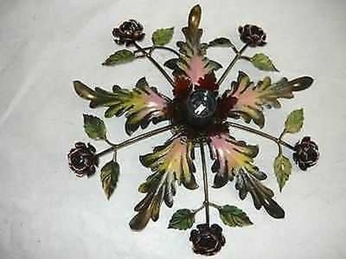 Wrought iron chandelier