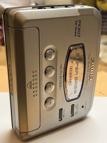 Aiwa portable cassette player - aiwa,