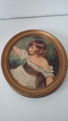 Old oval frame engraving - oval,