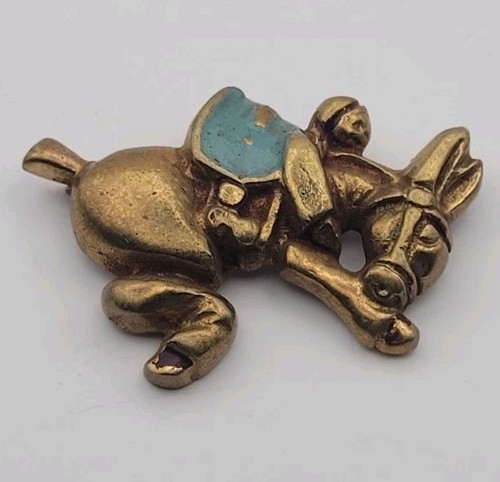 Ancien bijou broche âne - broche,