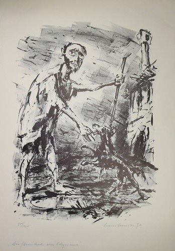 Hans fronius lithographie - hans,