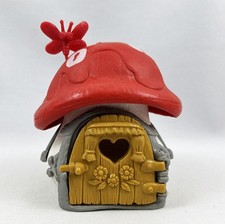 The Smurfs - Schleich Small White House Red Roof (Used)