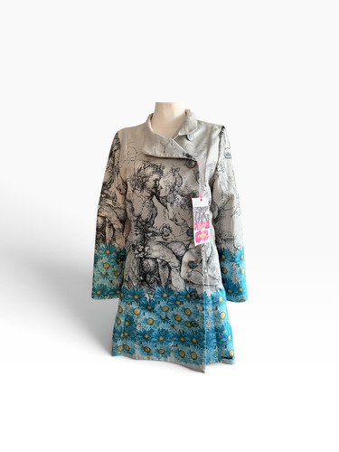 Manteau long desigual - mi-long,