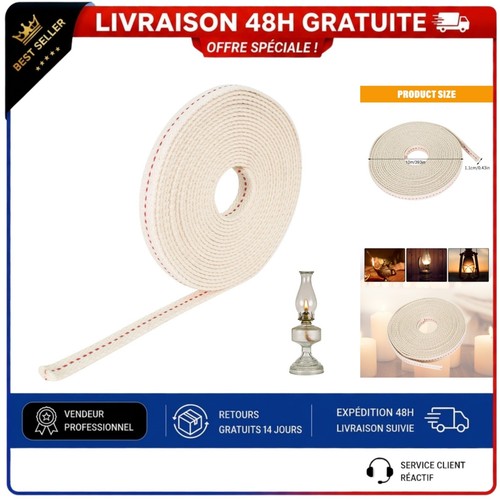 Mèche lampe pétrole - mèche,