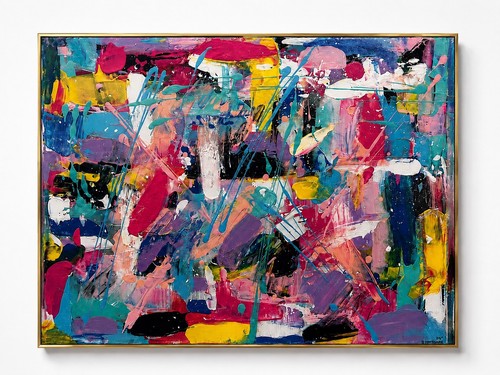 Tableau peinture acrylique sur - peinture,