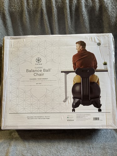 Gaiam balance ball chair - balance,