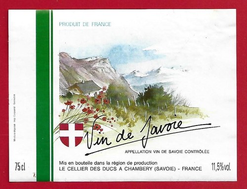 118 etiquette vin savoie - vin, de