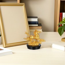  Sculpture de cheval : Décoration de bureau pour table basse – Figurine Feng