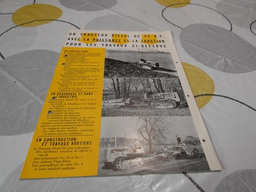Prospectus brochure tracteurs - prospectus,