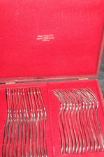 MAISON ODIOT MENAGERE CUTLERY FISH SOLID SILVER THEODORE HAVILAND UNIQUE