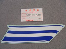 Décor autocollant carénage