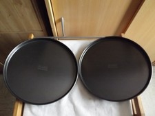 Lot de 2 plaques à pizza ou