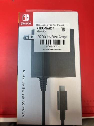 Chargeur nintendo switch neuf - chargeur,