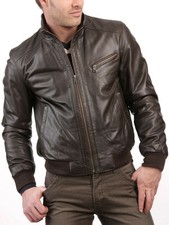 Blouson en cuir pour homme