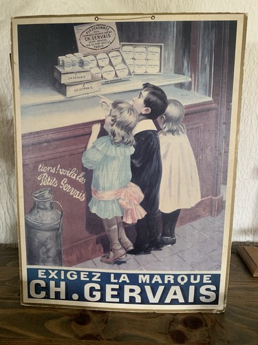 Gervais affiche cartonnée - gervais,