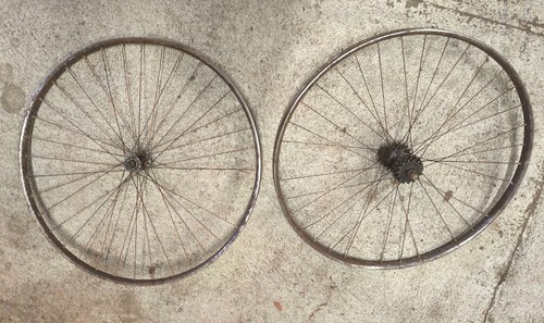 Paire roue ronde a - de,