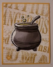 HARRY POTTER Super U 2022 Sticker No. 85 Magic Cauldron Sticker