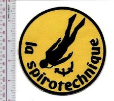 SCUBA Diving France La Spirotechnique Scaphandre Cousteau-Gagnan Male Black Yell