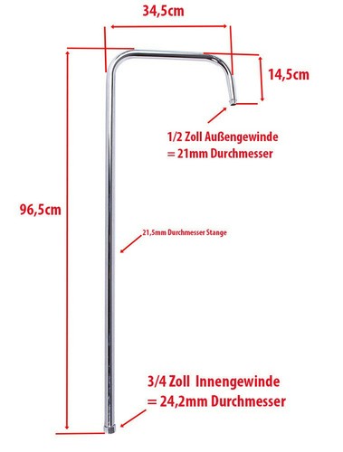 Barre murale douche pluie - murale,