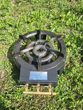 PRF390 8600W Réchaud Gaz en Fonte 2 Feux - Noir