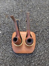 Porte pipes Élégant Vienne Metal Laiton - 2 Pipes ROPP et JEANTET