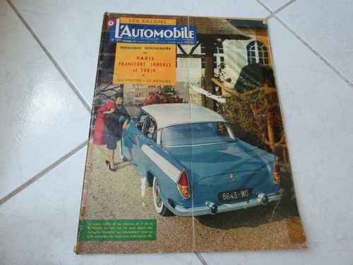 Magazine automobile 139 1957 - l'automobile,