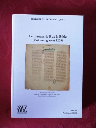 Manuscrit la bible - b, de