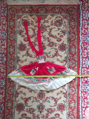 Mini robe salopette - salopette, brodée