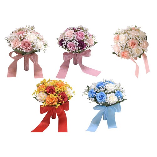 Mariage extérieur soie rose