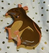 2007 DISNEY/PIXAR RATATOUILLE EMILE SPOON REST - Dish DISNEY STORE - 6.5" X 8.5"