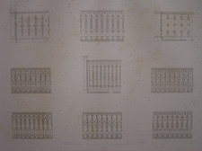 Lithographie Parapets en