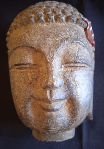 Sculpture tête bouddha - de,