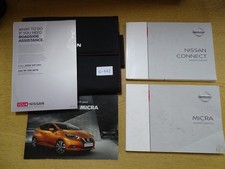 GENUINE NISSAN MICRA K14 2017-2022 OWNERS MANUAL HANDBOOK WALLET PACK G-442