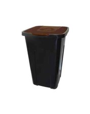 Poubelle bio Keeeper Sorta 50 L, marron - pour compost et biodéchets