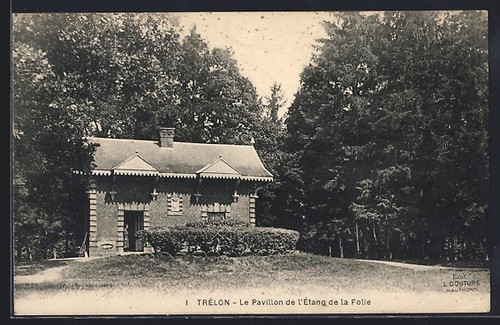 Cpa trélon pavillon de - cpa, le