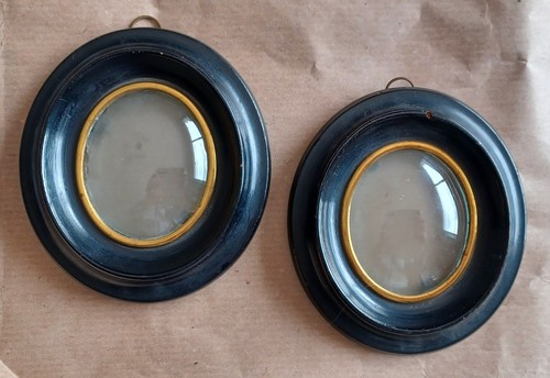 Paire petits cadres - cadres, verres