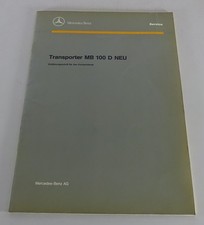 Workshop Manual Mercedes Benz Transporter MB 100D 100 D NEW from 09/1991