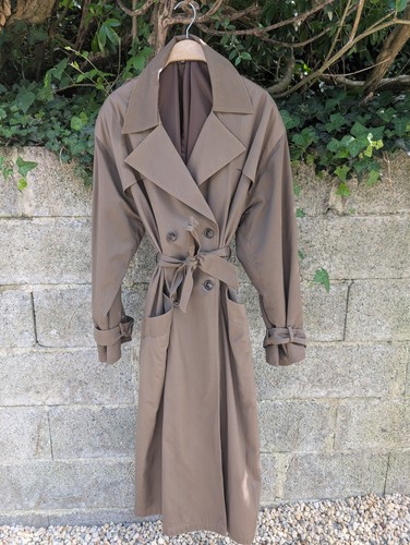 Trench coat long vintage - coat,