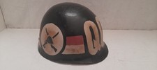 Rare Liner de casque us vietnam police marquage peinture originale militaria 