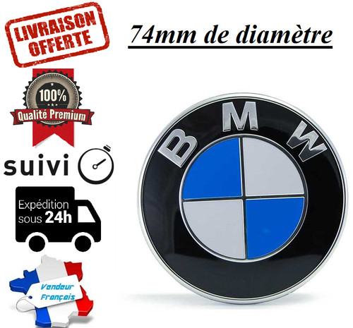 Logo bmw 74mm coffre - 74mm,