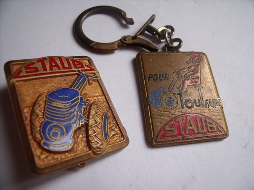 Porte clé insigne de - clé, +