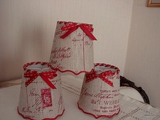 LOT de 3  abat-jour  a