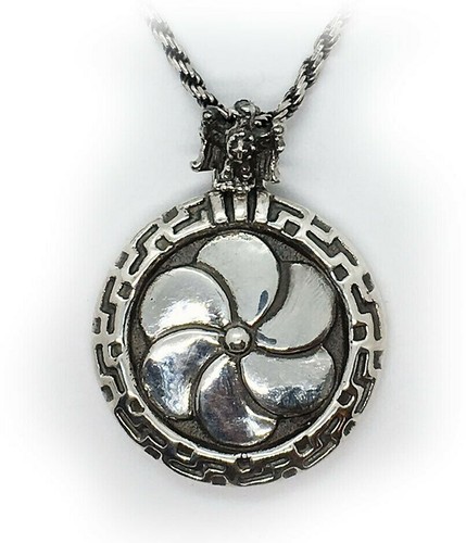 Eternity silver pendant - pendant, v2