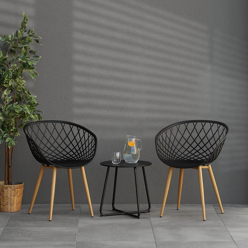 Chaise jardin lot 2 avec - jardin, de
