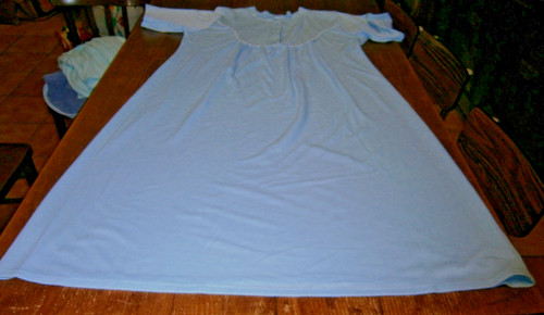 Chemise nuit bleu - chemise, de